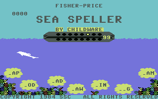 Sea Speller screenshot 2 for Commodore 64